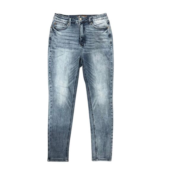 Judy Blue Size 13/31 High Rise Control Top Vintage Skinny Jeans JB88679 Petite - Picture 3 of 9